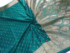 Royal Blue Banarasi Silk Saree - Elegant and Timeless - Luxurion World