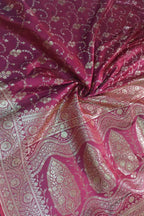 Exquisite Purple Banarasi Silk Saree - Luxurion World