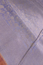 Elegant Purple Handloom Banarasi Pure Katan Silk Saree - Luxurion World