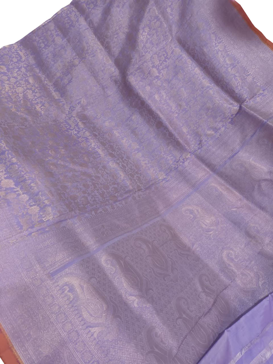 Elegant Purple Handloom Banarasi Pure Katan Silk Saree - Luxurion World