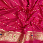 Exquisite Multicolor Banarasi Handloom Pure Katan Silk Saree - Luxurion World