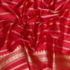 Exquisite Blue Banarasi Handloom Pure Kora Silk Meenakari Saree - Luxurion World