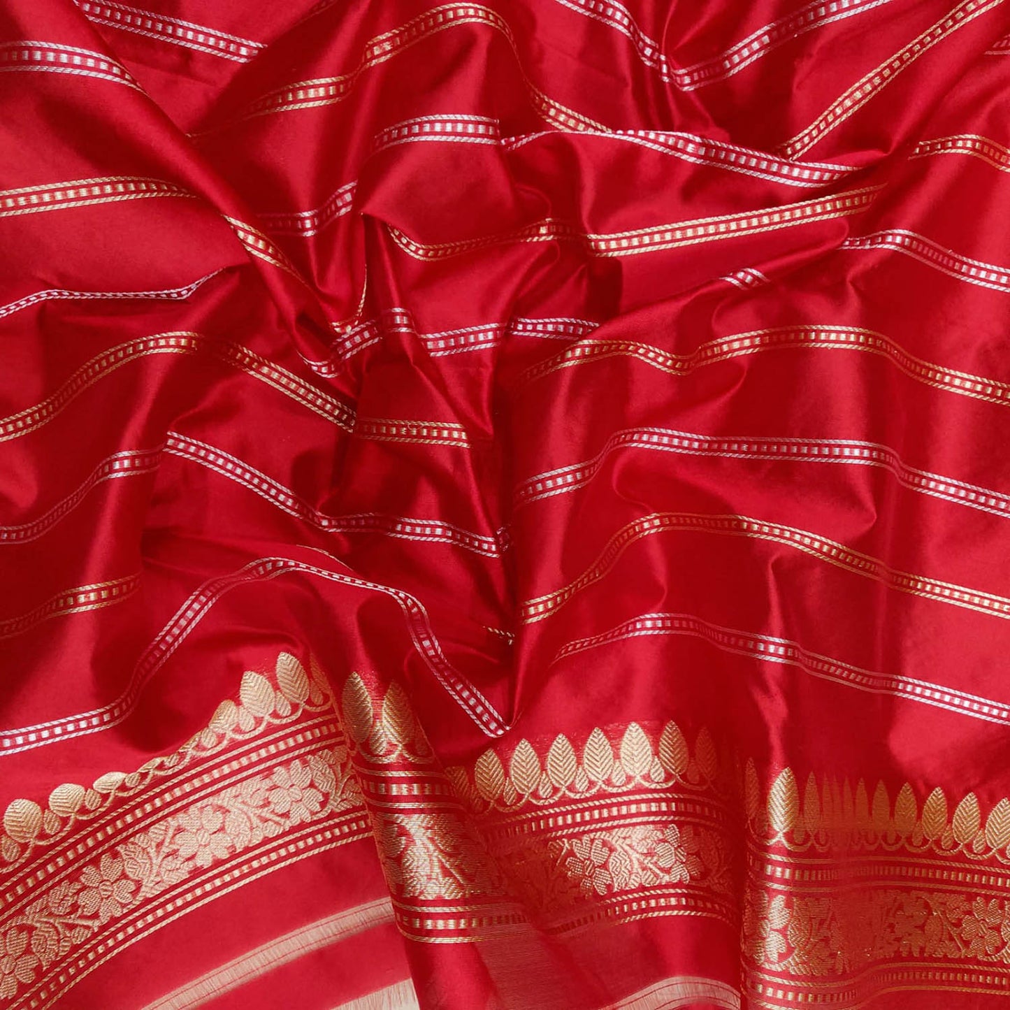 Exquisite Blue Banarasi Handloom Pure Kora Silk Meenakari Saree - Luxurion World