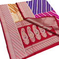 Multicolor Handloom Banarasi Pure Katan Silk Rangkat Saree