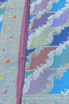 Multicolor Handloom Banarasi Pure Katan Silk Rangkat Saree