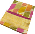 Multicolor Handloom Banarasi Pure Katan Silk Rangkat Saree