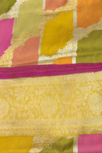 Multicolor Handloom Banarasi Pure Katan Silk Rangkat Saree