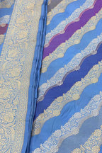 Multicolor Handloom Banarasi Pure Katan Silk Rangkat Saree