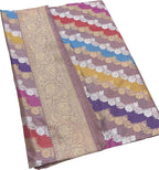 Multicolor Handloom Banarasi Pure Katan Silk Rangkat Saree