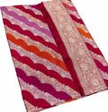 Multicolor Handloom Banarasi Pure Katan Silk Rangkat Saree