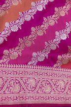 Multicolor Handloom Banarasi Pure Katan Silk Rangkat Saree