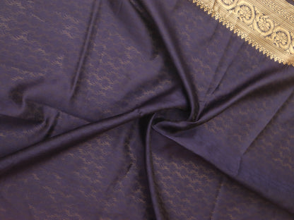 Red Banarasi Cotton Silk Saree - Luxurion World