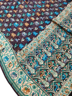 Stunning Multicolor Bandhani Banarasi Pure Georgette Meenakari Saree - Luxurion World