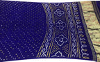 Elegant Blue Bandhani Silk Saree - Luxurion World