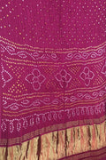 Stunning Pink Bandhani Silk Saree - Limited Edition - Luxurion World