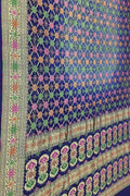Elegant Blue Banarasi Bandhani Pure Georgette Saree - Luxurion World