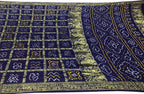 Elegant Blue Bandhani Silk Gharchola Saree - Luxurion World