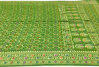 Green Banarasi Bandhani Georgette Saree - Elegant and Traditional - Luxurion World
