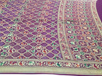 Elegant Purple Bandhani Georgette Saree - Luxurion World
