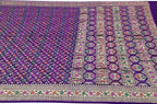 Elegant Purple Bandhani Georgette Saree - Luxurion World
