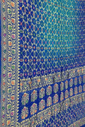 Elegant Blue Banarasi Bandhani Georgette Saree - Luxurion World