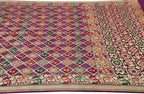 Elegant Purple Bandhani Georgette Saree - Luxurion World