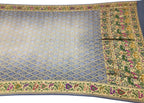 Grey Banarasi Bandhani Meenakari Pure Georgette Saree - Luxurion World