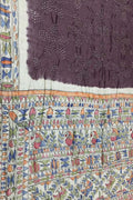 Elegant Brown Pure Tussar Silk Bandhani Saree With Hand Painted Madhubani Border Pallu - Luxurion World