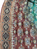 Multicolor Banarasi Bandhani Pure Georgette Saree - Luxurion World