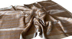 Pastel Tussar Tissue Silk Checkard Design Handloom Bhagalpur Saree - Luxurion World