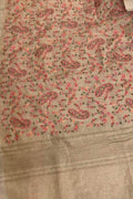 Pastel Silk Embroidered Saree: Elegant and Luxurious - Luxurion World