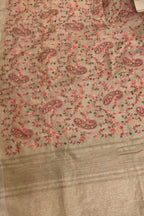 Pastel Silk Embroidered Saree: Elegant and Luxurious - Luxurion World