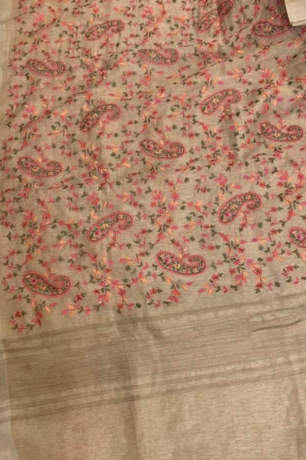 Pastel Silk Embroidered Saree: Elegant and Luxurious - Luxurion World
