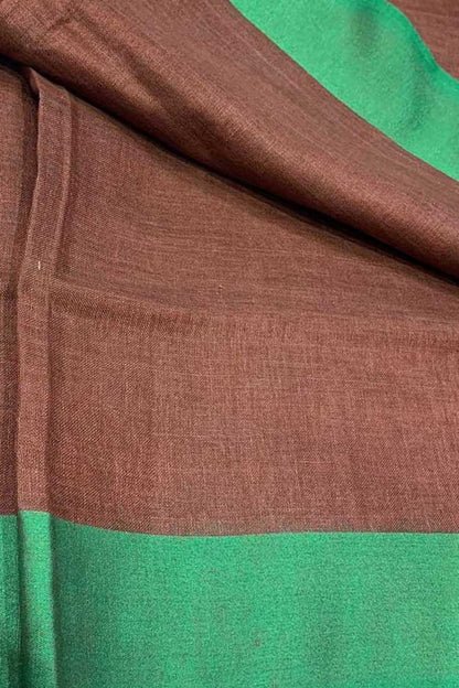 Maroon Bhagalpur Pure Linen Saree - Luxurion World
