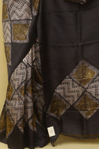 Vibrant Block Printed Bishnupuri Silk Saree: A Multicolor Masterpiece - Luxurion World