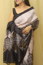 Vibrant Block Printed Bishnupuri Silk Saree: A Multicolor Masterpiece - Luxurion World