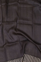 Elegant Black Block Printed Bishnupuri Silk Saree - Luxurion World
