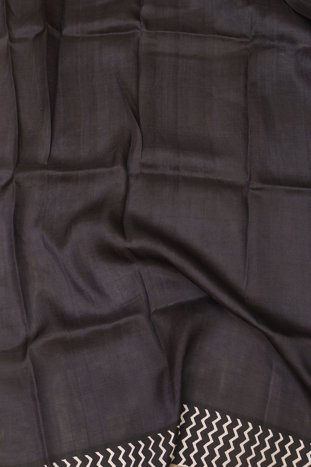 Elegant Black Block Printed Bishnupuri Silk Saree - Luxurion World