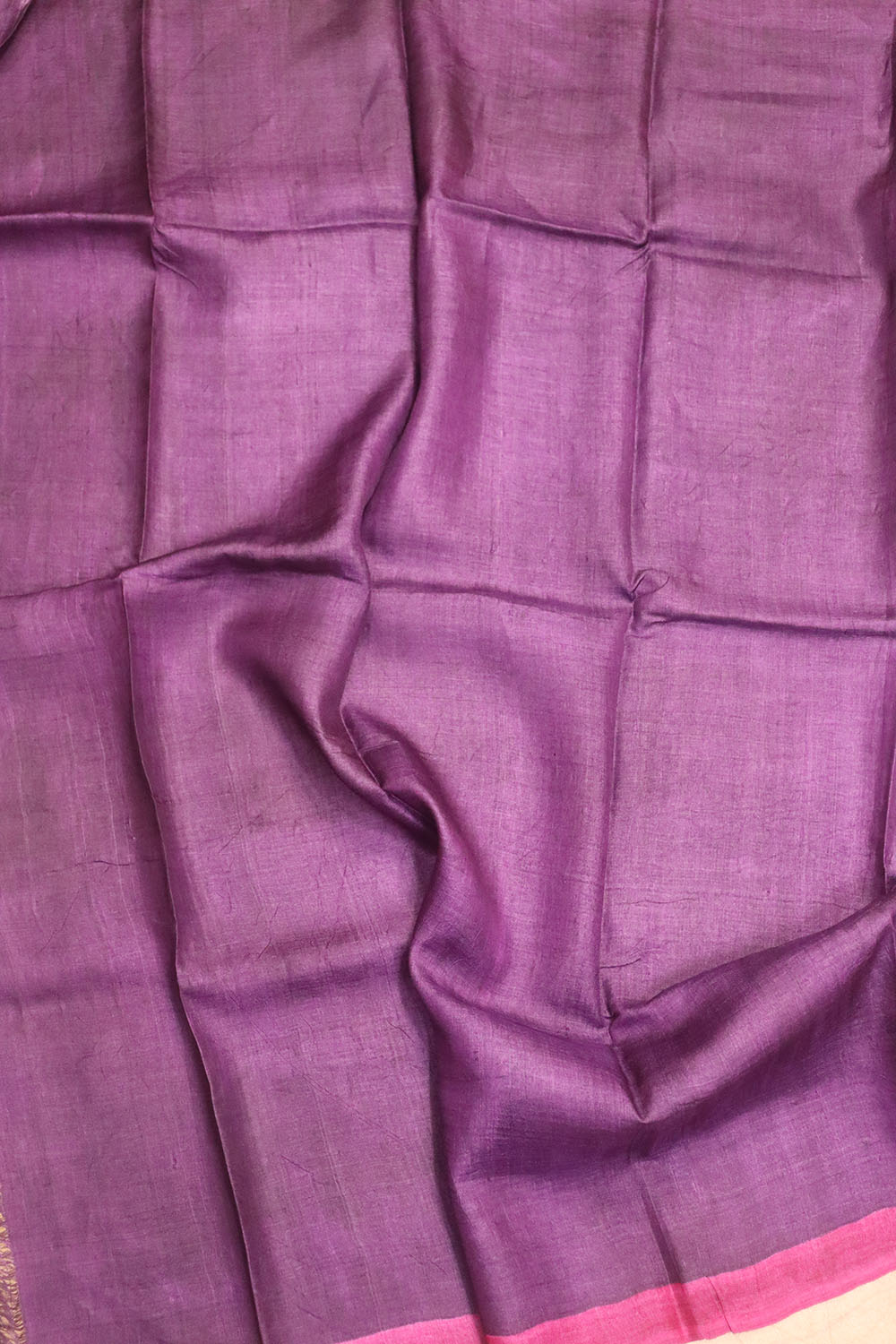 Pastel Block Printed Tussar Silk Saree: Elegant and Ethereal - Luxurion World