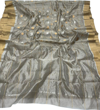 Pastel Chanderi Handloom Silk Saree - Luxurion World