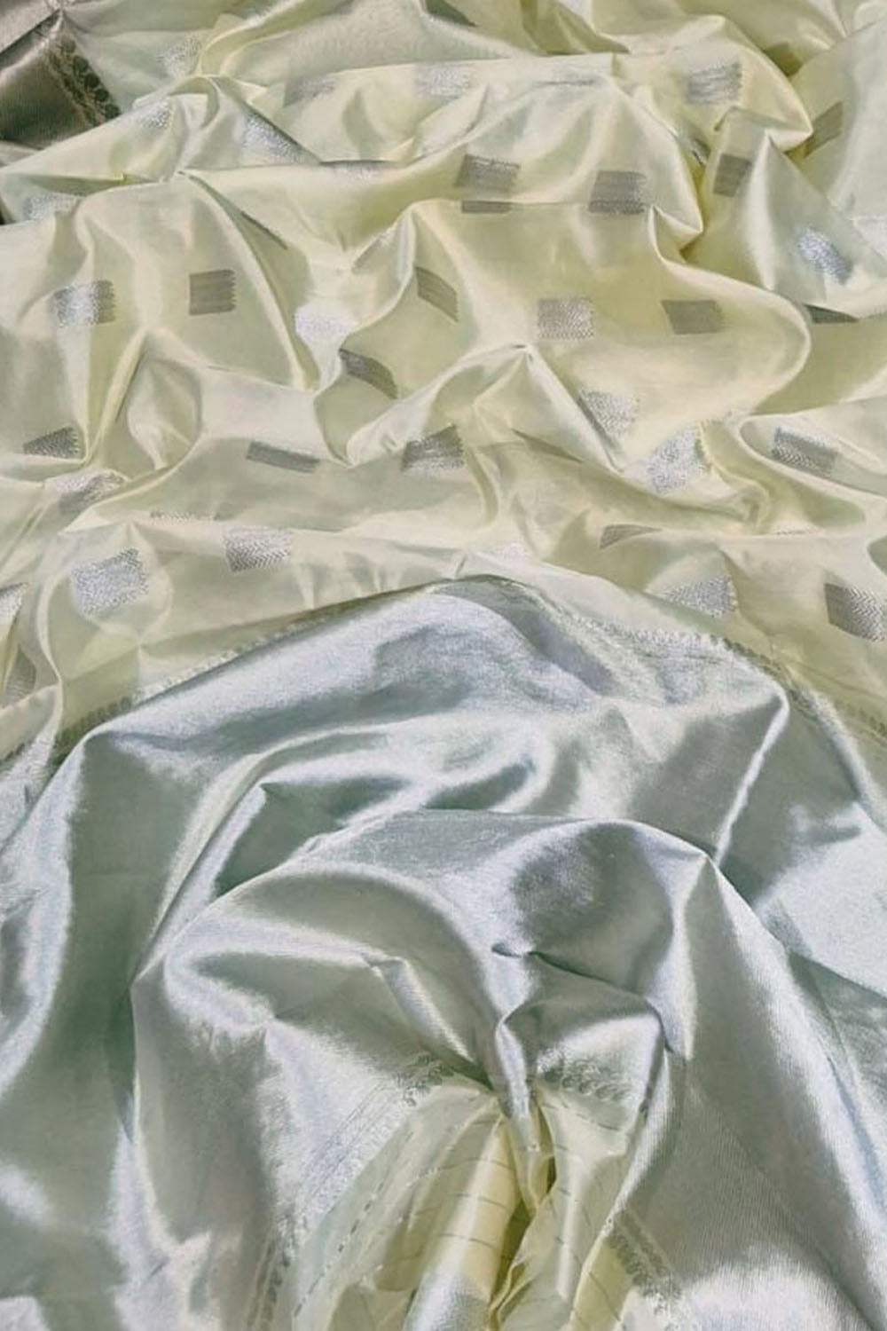 Pastel Chanderi Handloom Pure Katan Silk Saree - Luxurion World