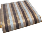 Golden Chanderi Handloom Pure Cotton Silk Stripes Design Saree - Luxurion World