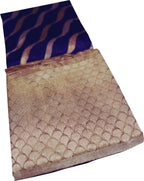 Blue Chanderi Handloom Pure Silk Saree - Luxurion World