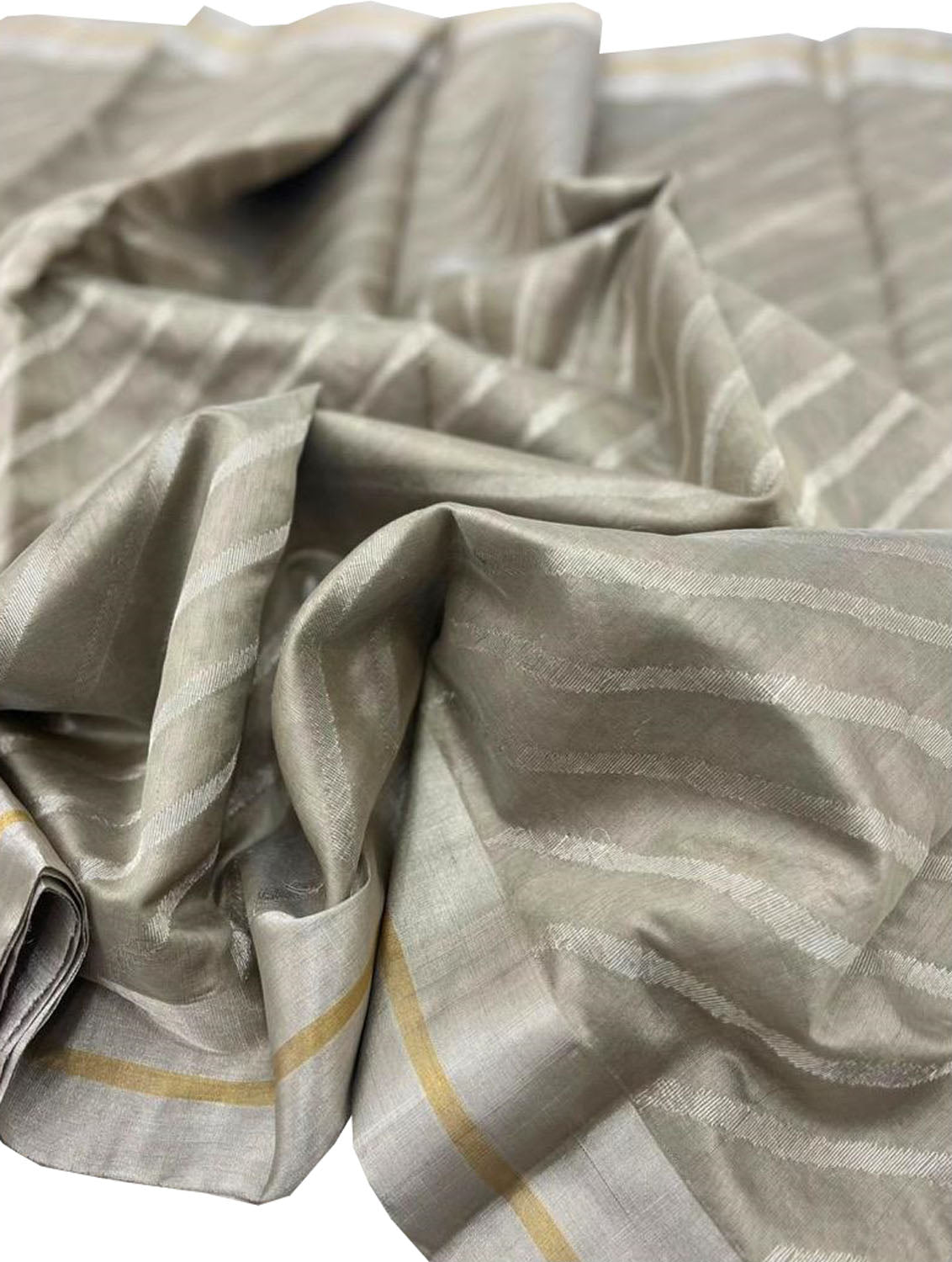 Pastel Chanderi Handloom Pure Silk Saree - Luxurion World