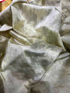 Elegant Off White Chanderi Handloom Silk Saree - Luxurion World