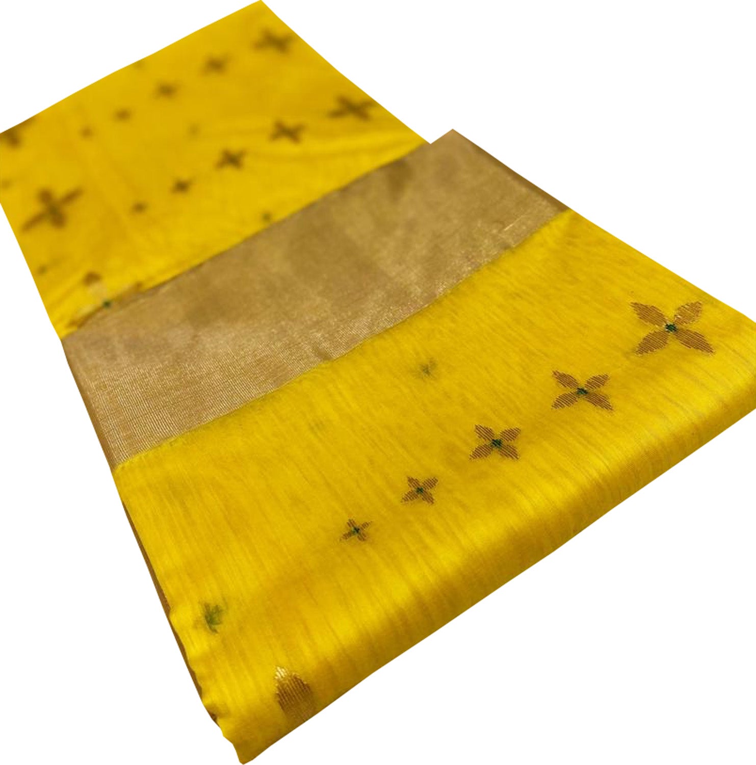 Stunning Yellow Chanderi Handloom Silk Cotton Saree: A Must-Have Ethnic Attire - Luxurion World