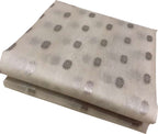 Elegant Off White Chanderi Handloom Pure Katan Organza Silk Saree - Luxurion World