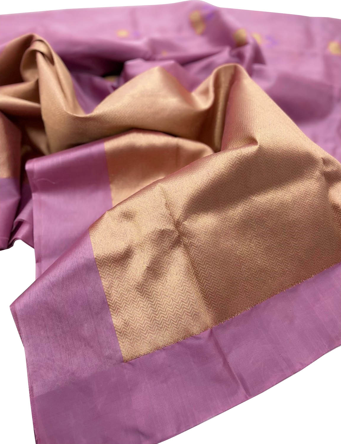 Pretty in Pink: Chanderi Handloom Pure Silk Saree - Luxurion World