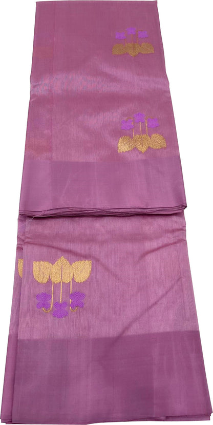 Pretty in Pink: Chanderi Handloom Pure Silk Saree - Luxurion World