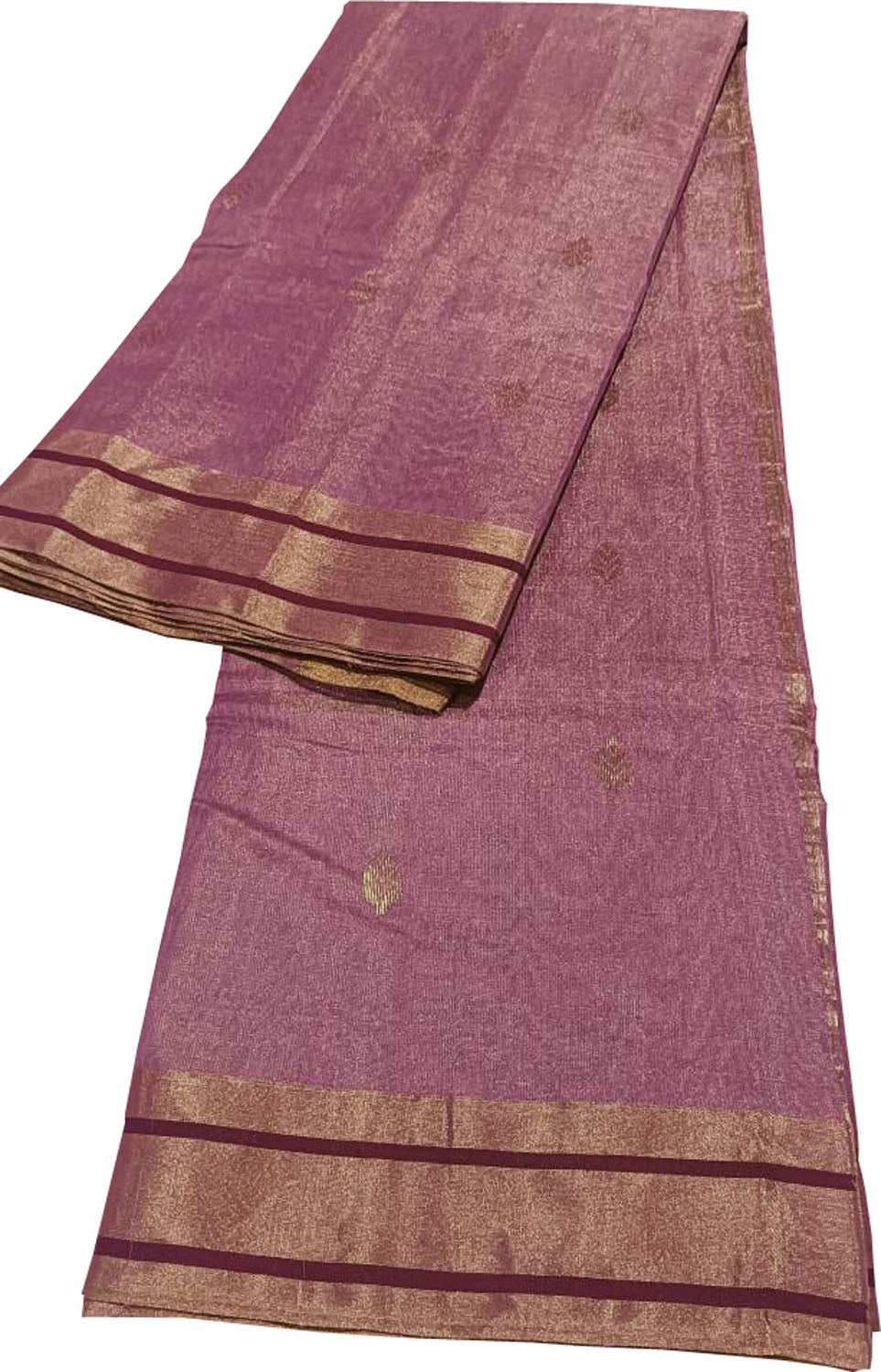 Beautiful Pink Pure Pattu Silk Chanderi Handloom Saree - Luxurion World